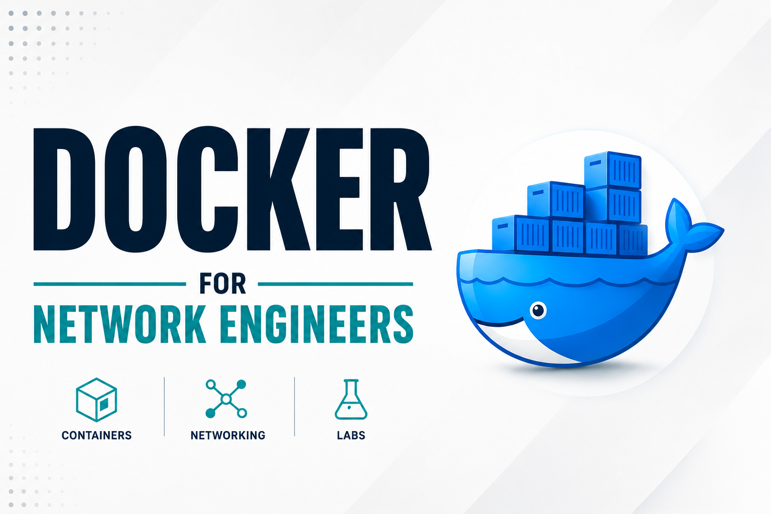 Docker and Containers for Network Engineers course cover