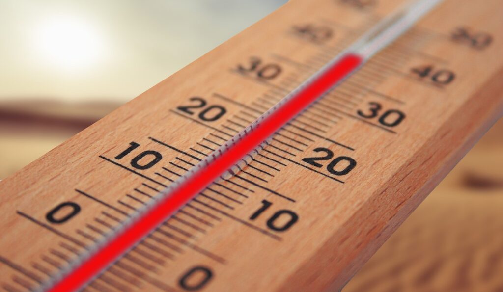 A thermometer
One of your challenges is converting between fahrenheit and celsius